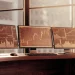 Best algo trading platform monitors displaying crypto charts.