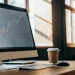 Automated portfolio rebalancing chart on a computer screen.