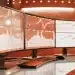 AI-powered quantitative trading visualized on multi-monitor setup.