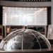 Algorithmic trading visualized with global market data screens.