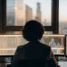 Investor reviewing stock charts for long-term growth potential.