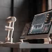 AI-powered trading software displaying charts and graphs.