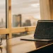 AI stock trading bot displayed on a laptop screen.