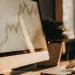 Auto trading robot analyzing market data.